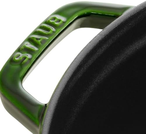Staub Cast Iron 2.75-qt Round Cocotte - Basil, Made in France - Image 2