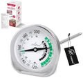 Leave in Probe Meat Thermometer Oven Safe Dual Pointer Dial BBQ Grill by Unknown