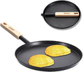 bodkar Frying Pan Skillet Pre-Seasoned 8-inch Flat Griddle Pan by Bodkar