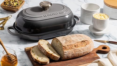 Le Creuset Enameled Cast Iron Oval Bread Oven, 11.5 inch, White - Image 5