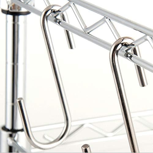 30 Pack 2.4 inches Heavy Duty S Hooks for Hanging, Pan Pot Holder Wire Shelves Rack Hooks for Hanging, S Shaped Hanger Metal Hooks for Kitchen Pots Utensils Jeans Clothes Bags Hats Towels Plants - Image 3