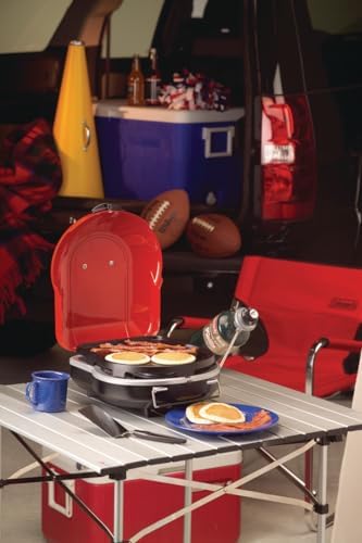 Coleman Fold 'N Go Portable Propane Grill, Lightweight Gas Grill, 6,000-BTU - Image 6