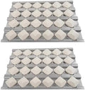 BBQ Future Grill Replacement Parts for Alfresco Gas Grill, Ceramic Briquettes Tray for Alfresco ALX2-30, ALX2-42, ALX2-56 Series Gas Grills, Heat Plate with 24pcs Ceramic Briquettes, 2 Pack by BBQFuture