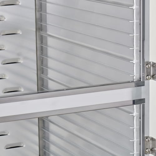 Kratos Insulated Full-Size Holding and Proofing Cabinet Clear Dutch Doors - Image 4