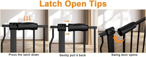 86 to 105 Inch Extra Wide Baby Gate for Doorway Stairs - Image 5