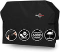GrillTough Heavy Duty BBQ Grill Cover for Outdoor Grill, 72 Inch Black by GrillTough