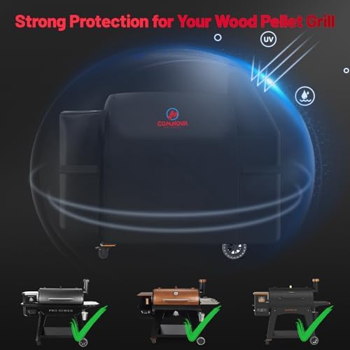 Comnova Grill Cover for Pit Boss Austin XL - 600D Wood Pellet Smoker Cover for Pitboss 1000 Series, Premium Pellet Cover for Pit Boss Austin XL 1000, Rancher XL 1000, 1100 Pro, 1150, and Z Grill 1000 - Image 4