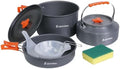Camping Cookware Set, Camping Pots and Pans Set for 1-3 People by DADinithron