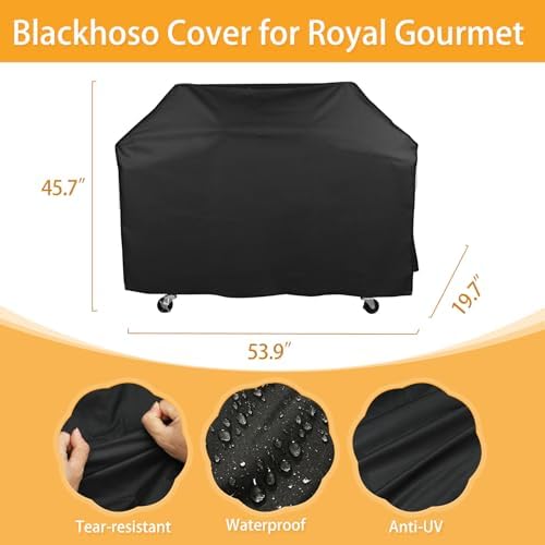 Grill Cover for Royal Gourmet Charcoal Grill CC1830 Series - Image 2