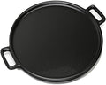 Home-Complete Cast Iron Pizza Pan, Even-Heating Cast Iron Cookware, 14” by Home-Complete