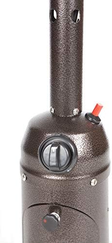 Portable Tabletop Patio Heater, 11000BTU, Propane Outdoor Heater, Variable Control, Anti-tilt Protection, Flameout Protection, Hammered Silver Finish - Image 3