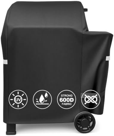 Grill Cover Compatible for Weber Searwood 600 Pellet Smoker Grill by QuliMetal