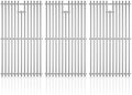 3pcs Stainless Steel Grill Grates for Charbroil, 17'' x 28.5'' by jkxoo