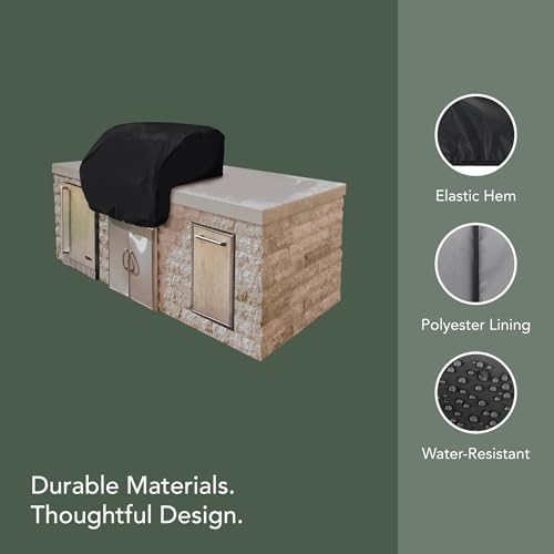 Covermates Classic Built-in Grill Cover - 54" Wx33 Dx18 H - Water Resistant - Image 4