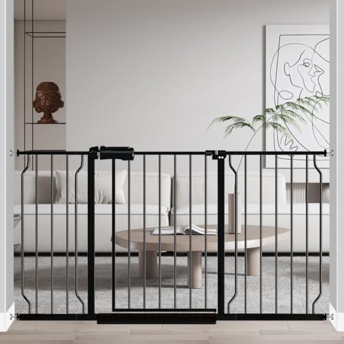 Fairy Baby 53-57.5 Inch Wide Extra Wide Baby Gate Indoor for Stairs Doorway by FairyBaby