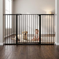 Mumeasy 36-63.3 in Extra Wide Dog Gate, 36 in Extra Tall Baby Gate, Black by Mumeasy-FocusonBabyPetSafetyGate