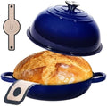6QT Enameled Cast Iron Dutch Oven For Sourdough Bread Baking by ONKO
