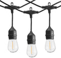 SUNTHIN 50FT Outdoor String Lights with 16 1W LED Bulbs by SUNTHIN