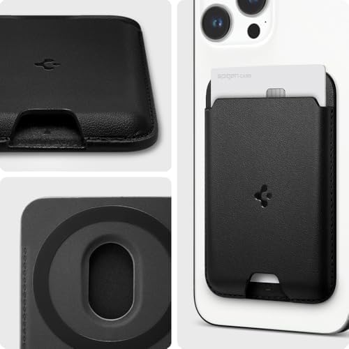 Spigen for MagSafe Wallet, Holds 2 Cards, Strong Magnet, Valentinus MagFit - Image 3