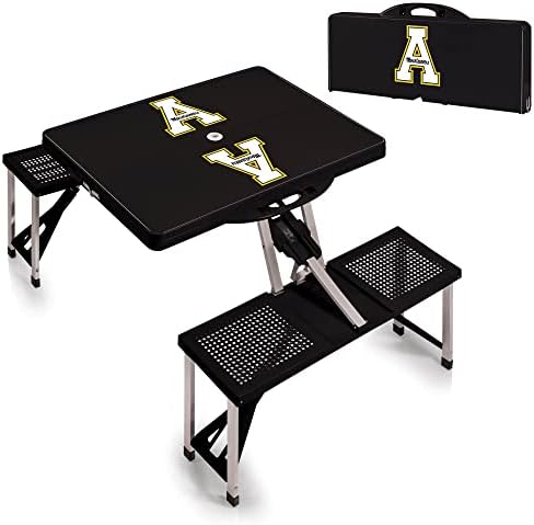 PICNIC TIME NCAA North Carolina Tar Heels Folding Picnic Table - Camping Table - Outdoor Table with Umbrella Hole - Image 4