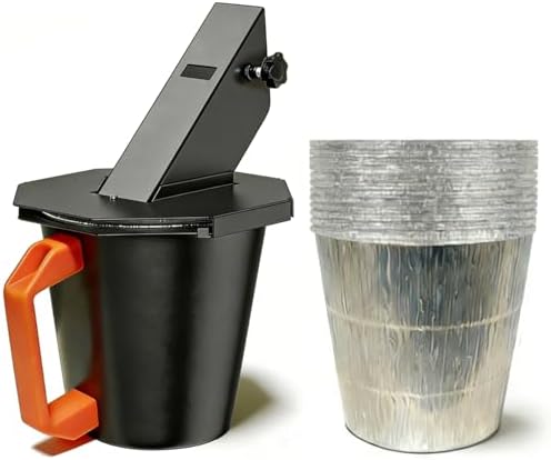 Upgraded Grease Bucket with Lid, Pellet Smoker Grill Drip Bucket by StoveSmithInc