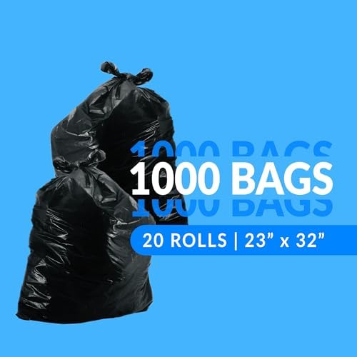 Reli. 13 Gallon Trash Bags | 1000 Bags | Black - Image 2