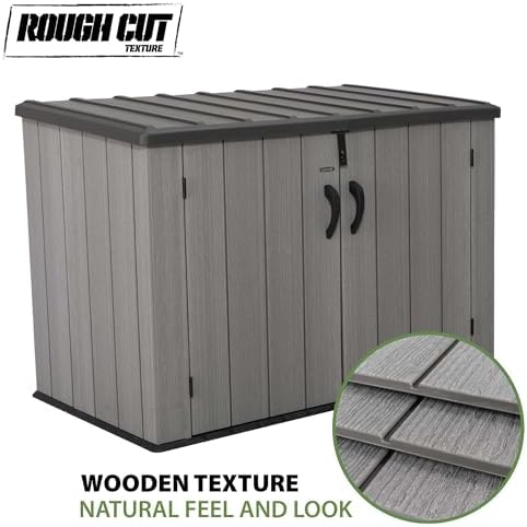 Lifetime Horizontal Outdoor Storage Shed, 75 Cu. Ft. Capacity - Image 4