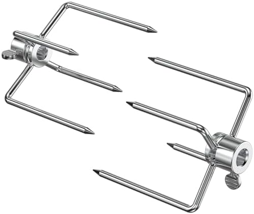 onlyfire 6004 Grill Rotisserie Spit Meat Forks, 1 Pair - Image 2