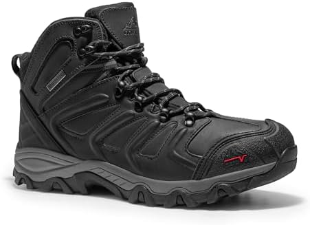 NORTIV 8 Men's Ankle High Waterproof Hiking Boots - Image 4