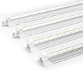 Ensenior 8FT LED Shop Lights, 6000K T8 Commercial Bay Lighting, 4 Pack by Ensenior