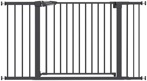 Babelio 36-57" Extra Wide Baby Gate for Stairs No Drilling, PressGuard by BABELIO
