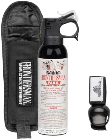 SABRE Frontiersman MAX Bear Spray, EPA Registered for 9 Animal Species by Unknown
