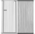 Lumizone Extra Tall Cat Gate Extension Kit 61.02" High 29.52" Wide Black by Lumizone
