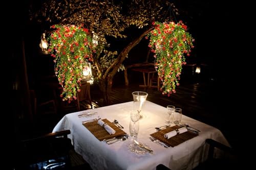 RECUTMS Vine Plant Fake Fern Plants Fall Faux Artificial Hanging Vines 3Pcs - Image 5