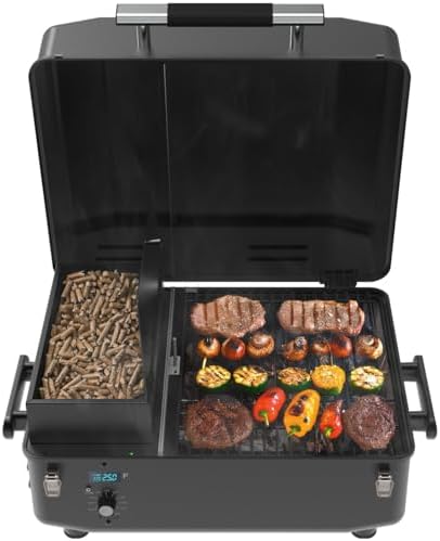 Z GRILLS 2026 200A Table Top Wood Pellet Grill, Pellet Smoker with PID V3.0 Controller, Meat Probes, 202 sq.in Cooking Area, Fit for RVs, Road Trips & Apartments - Image 4