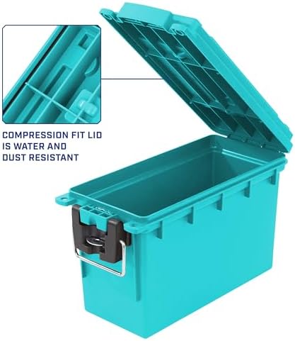 Sheffield 12633 Ammo Box Made in USA Stackable Lockable Ammo Storage Box, Standard Single (Pack of 6) - Image 4