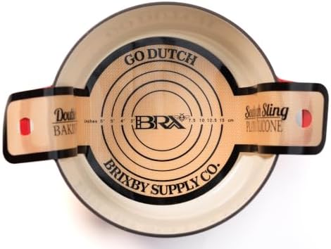 Brixby 5 QT Sourdough Dutch Oven, Enameled Cast Iron with Skillet Lid - Image 5