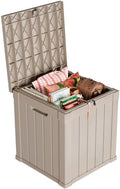 PatioZen 50 Gallon Resin Deck Box, Lockable Outdoor Storage Box for Patio Cushions Storage Furniture, Garden Tools, Pool Supplies, Weatherproof and UV Resistant (Grey) by OutdoorLivingPerfected