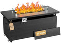 Ciays 51" 4-in-1 Propane Fire Pit Table, 60000 BTU with Glass Wind Guard by Ciays