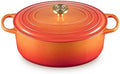 Le Creuset Enameled Cast Iron Oval Dutch Oven, 6.75 qt., Flamme Doree by Unknown