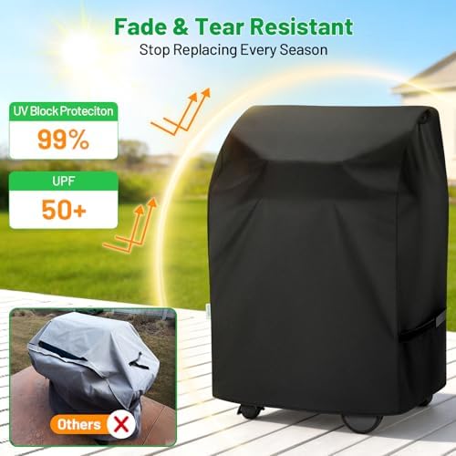 2 Burner Gas Grill Cover 32 Inch, Heavy Duty Waterproof - Image 4