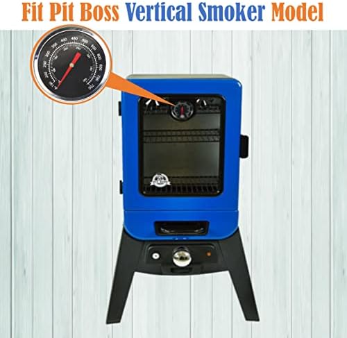Replacement Black Dome Thermometer for Pit Boss 2-Series / 3-Series Vertical Smoker Grills, Pit Boss Memphis Ultimate Thermometer,Pit Boss PB1230G Combo Grills Heat Indicator - Image 3