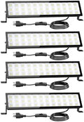 Onforu 4Pack LED Shop Lights,100W 14000lm Plug in Ultra Bright LED Work Lights,6500K Daylight White Garage Light,IP66 Waterproof Lighting for Garage Warehouses Workshop by Onforu