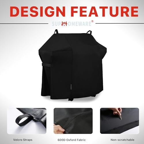 Suphomeware 7106 Grill Cover Fits Weber 52 Inch Grills, Hevay Duty BBQ Cover for Weber Spirit and Spirit II 200/300 Series Gas Grill, Waterproof and Fade Resistant - Image 5