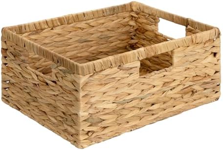 GRANNY SAYS Wicker Baskets with Handle, Large Wicker Storage Baskets, 1Pack by GRANNYSAYS