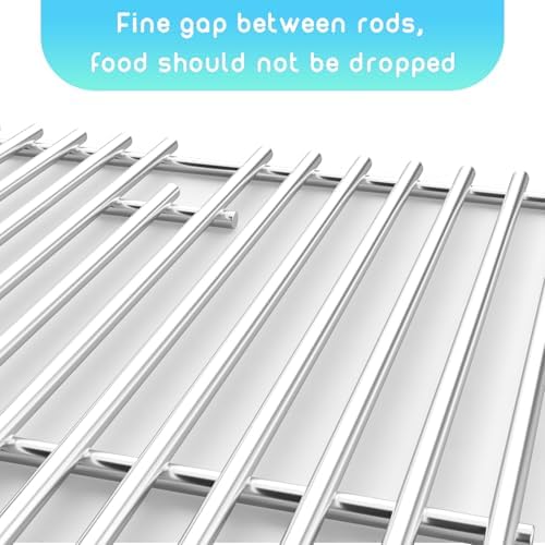 2pcs Stainless Steel Grill Grates for Charbroil, 15'' x 25.5'' - Image 3