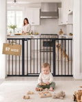 Sekey Baby Gate for Stairs, 30-57" Extra Wide No Drilling Dog Gate by Sekey