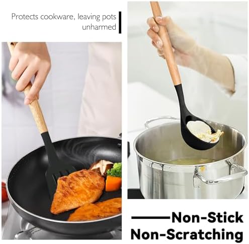 Camping Cooking Utensils Set, Silicone Cookware for Travel BBQ - Image 6