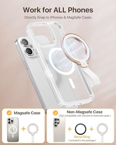 andobil [2026 Unrivaled Stability] Magnetic Phone Grip Holder for MagSafe - Image 6