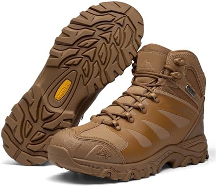 NORTIV 8 Men's Ankle High Waterproof Hiking Boots - Image 4